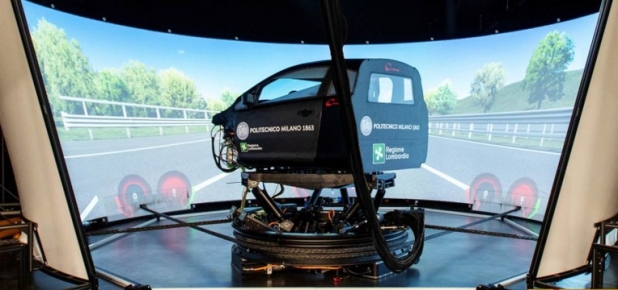 AET Milan 2022 driving simulator
