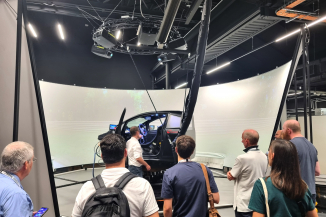 Immersive driving simulator visit