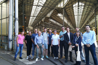 UK Department for Transport group visit the Messina Depot